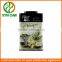 China supplier food grade airtight double lid round tea tin can