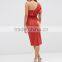 Dongguan Trade Assurance Supplier One Shoulder Midi Scuba Dress Women
