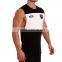 100% cotton Y-back mens gym singlet