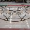 Dedicated Water Jet Marble Pattern Flooring Tile in Pure White Marble