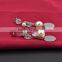 Hot Selling Products Pearl Charm Stainless Steel Circle Chain Earring