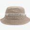 custom Khaki 100% cotton bucket hats