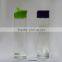 500ml refillable borosilicate Glass drinking bottle