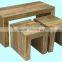 wooden cube nest of tables,mango wood furniture