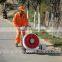 walk behind road blowing machine