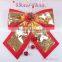 Red bowknot for christmas decoration outdoor