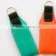 Silk screen or heat tranfer printing neoprene key holder wrist strap key holder colorful printing keychain key holder