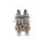 2pcs Silver M4 4mm Thread Length 38.5mm #45 Steel Tie Rod Pull-Push Rod For RC Hobby Model Car Buggy Truck Upgrade Part