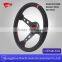 Custom Steering Wheel Factory from Guangzhou China Golf Steering Wheel Leather Suede Personal Racing Steering Wheel