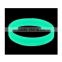 2016 cheap promotional glow in the dark silicone wristbands