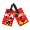 2016 promotional custom made hard plastic luggage tag flight