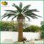 garden decorative fiberglass large artificial date palm tree