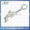 Custom Original Color Aluminum Guitar Shape Bottle Opener Keyring