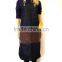 Vintage Denim Leather Barista Apron With Big Pocket