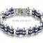 wholesale YM093 jewelry stainless steel colorful biker chain bracelet stainless steel heavy bracelets