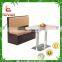 genuine leather modern sofa restaurant sofa booth