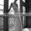 AR07 Alibaba Romantic Vintage V Neck Crystal Sash Beach Casual Simple Wedding Dress Patterns