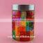 Guangdong factory manufacture Glass Jars With Plastic Lid glass jar with screw top lid