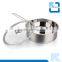 3 Pieces of Stainless Steel Square Stock Soup Pot Set