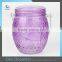 High Quality Owl Candle Holder Round Glass Decorative Lanterns With Colored Glass For Candles