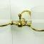 China Supplier Classic Rose Gold Plating Brass Double Cup With Holder Bathroom Accessory Set Quality Choice