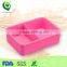 Kids biodegradable rice husk bento lunch box with dividers
