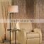 1024-22 double duty offering a place for magazines and coffee cups Space Saver Glass Tray Table Floor Lamp