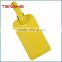 Premium quality real leather luggage tag
