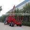 High quality ZM10006 10 tons Log loading Trailer with Grapple for sale