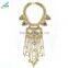 Wholesale Handmade Metal Long Tassel Coin Pendant Maxi Necklace Women