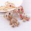 Wholesale custom made tiger shaped high quality keychains with cheap price