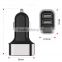 Hot sale 5.2A Three USB Car Charger for Samsung galaxy ,tablets PDA with Aluminum alloy shell