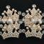 Hair accessory crystal pearl beads Crown