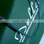 Green Paper Promotional Bag with Cotton Rope and Glossy Finish
