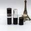 Empty square shape black color plastic lipstick tube container