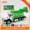 Styles die cast pull back metal toys car garbage truck for wholesale