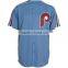 Custom Made in Dongguan Blank Baseball Jersey