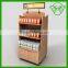 Free standing supermarket food area cookies and chocolate display shelf