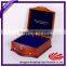 Food grade wooden chocolate box with compartments and lock