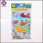 3D carton animals Puffy sticker for kids