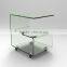 top class high transparent acrylic table with wheels factory competitive price