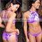 New Sexy Womens Swimwear Bikini Set Bandeau Push-Up Bra Swimsuit Beachwear