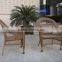 Garden 3Pcs Round Rattan Sofa Set