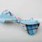 Multicolor symmetrical plaid hair accessories wholesale ladies plastic bow barrette