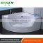 Triangle message bathtub sitting bathtub