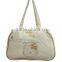 Simple design kitty tote bag of women leather bag
