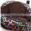 Quilted Diaper Bag Travel Hand with Pad - Rainbow Typo Black