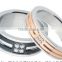 2016 high polished cool simple 316Lstainless steel wedding band ring for lover