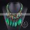 high quality vintage style chunky statement necklace tin alloy fashion women pendant necklace 6390157