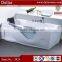 2 peopel use 1.9m length apron installation rectangle shape massage bathtub